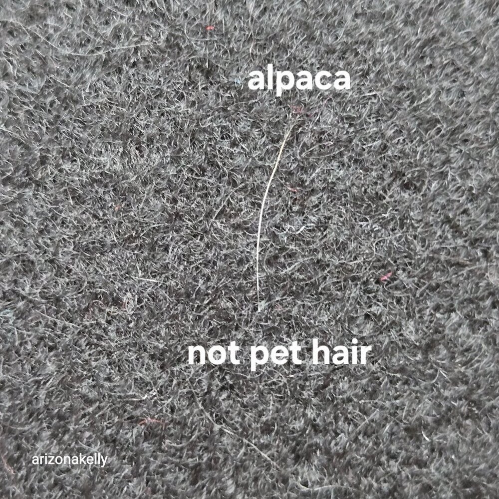 NWOT Royal Alpaca Scarf {{{{SOFT & LUX}}}} Black - Picture 12 of 13